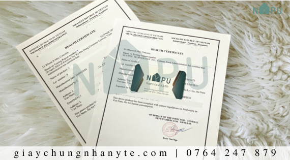 Một số lưu ý và thủ tục thực hiện Health Certificate